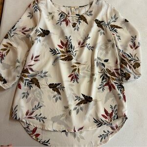 Misia Floral Print Women's Top - Size S